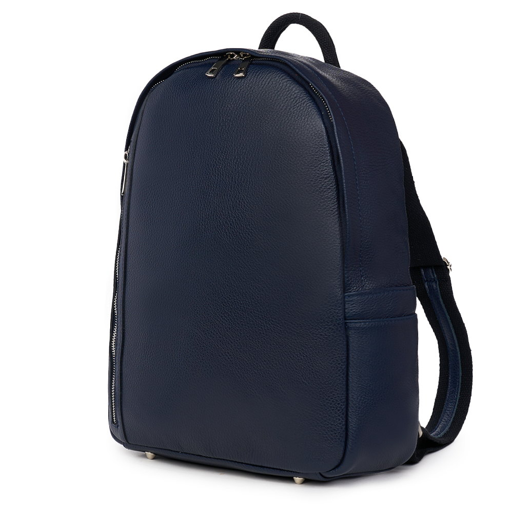 Rucsac din piele naturala Nicolas, bleumarin