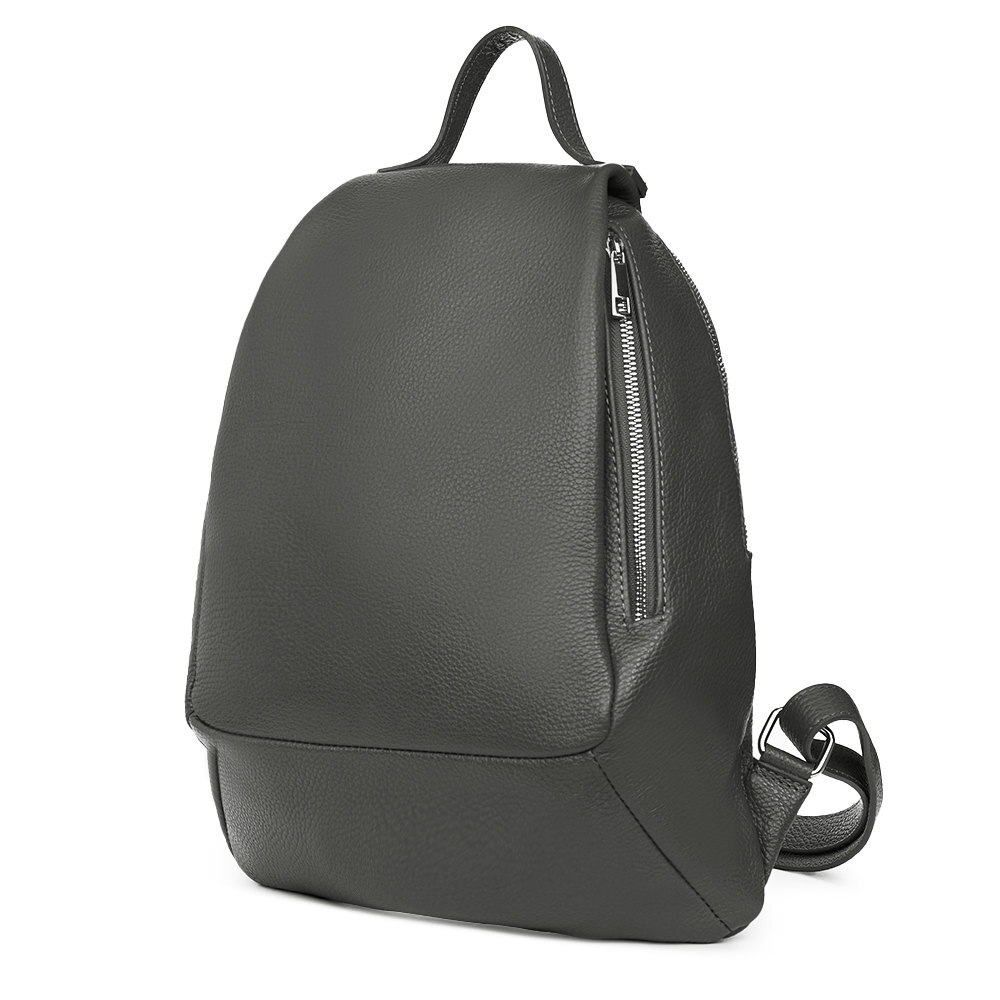 Rucsac din piele naturala Diego gri