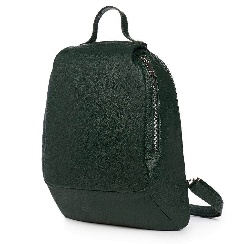 Rucsac din piele naturala Diego verde