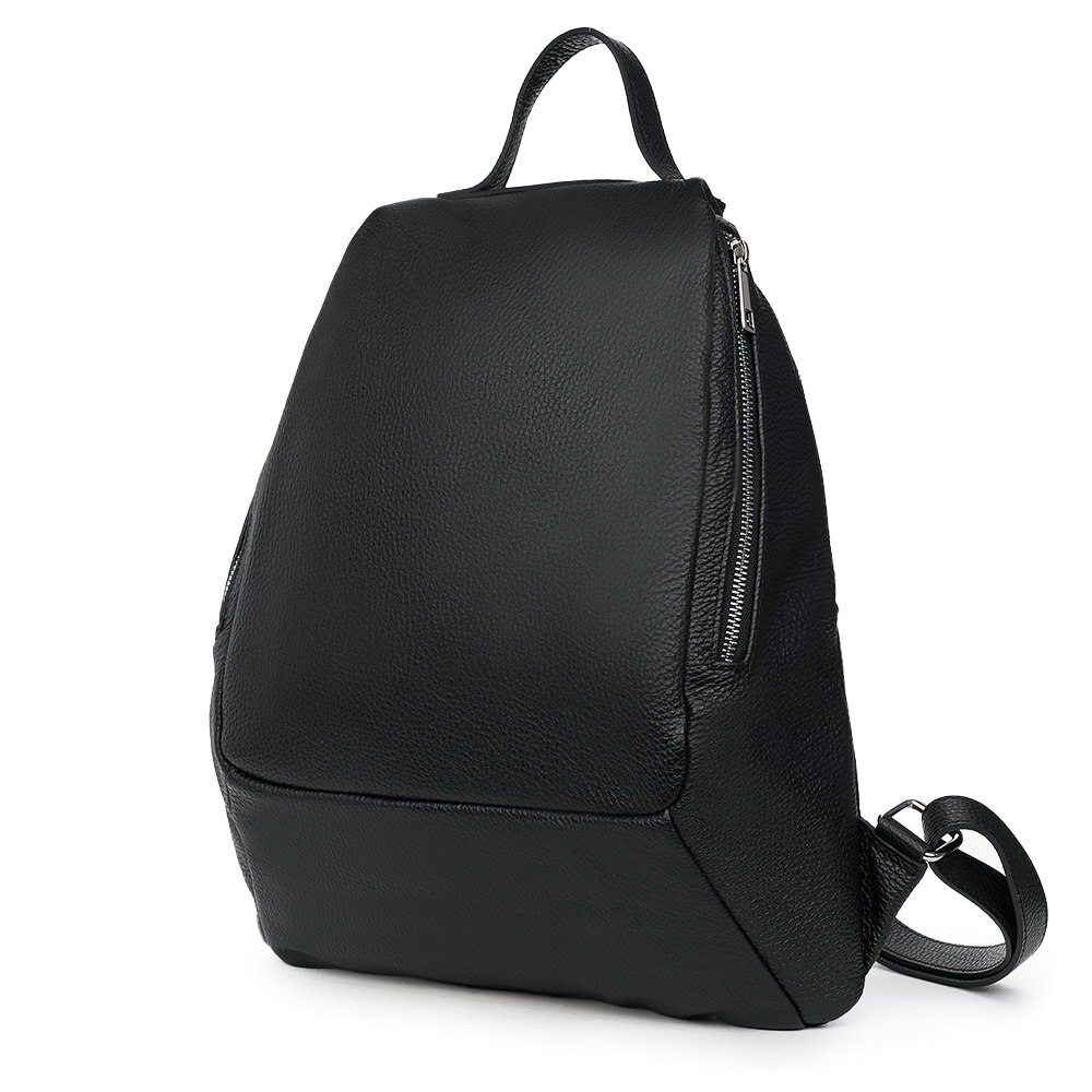 Rucsac din piele naturala Diego negru