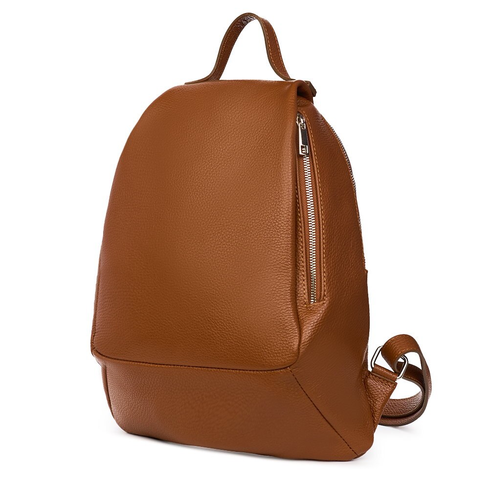 Rucsac din piele naturala Diego maro