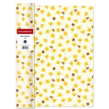 Hartie de impachetat - Buttercups & Bees, Cu model Hartie de impachetat - Buttercups & Bees, Cu model