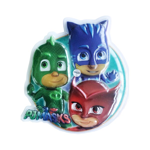 Sticker de perete cu led PJ Masks Bufnita, Sopi si Pisoi, SunCity