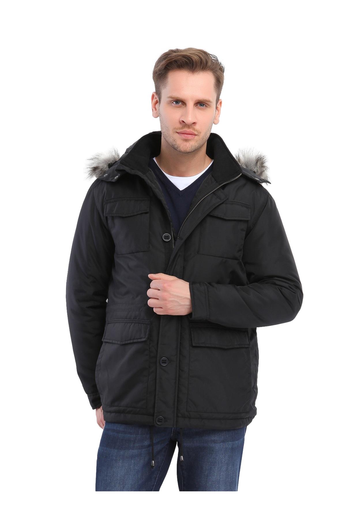 Jacheta barbati TOP SECRET Hawk, Negru, L