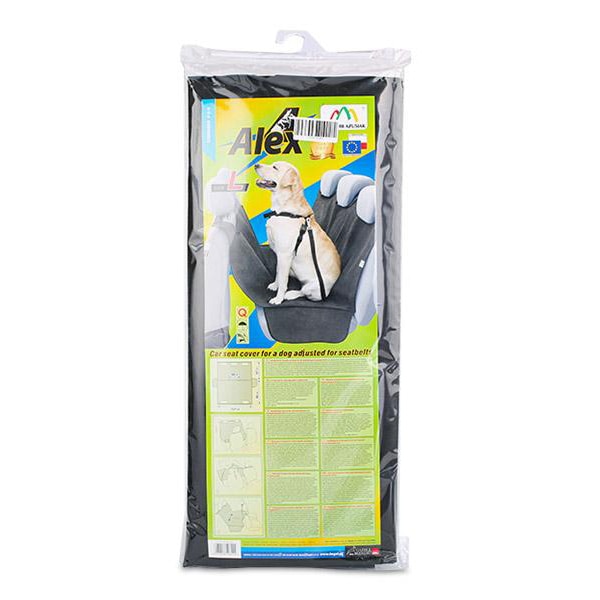 Husa auto protectie Kegel-Błażusiak, pentru caini si pisici, protectie bancheta REX II, cu orificiu pentru centura de siguranta