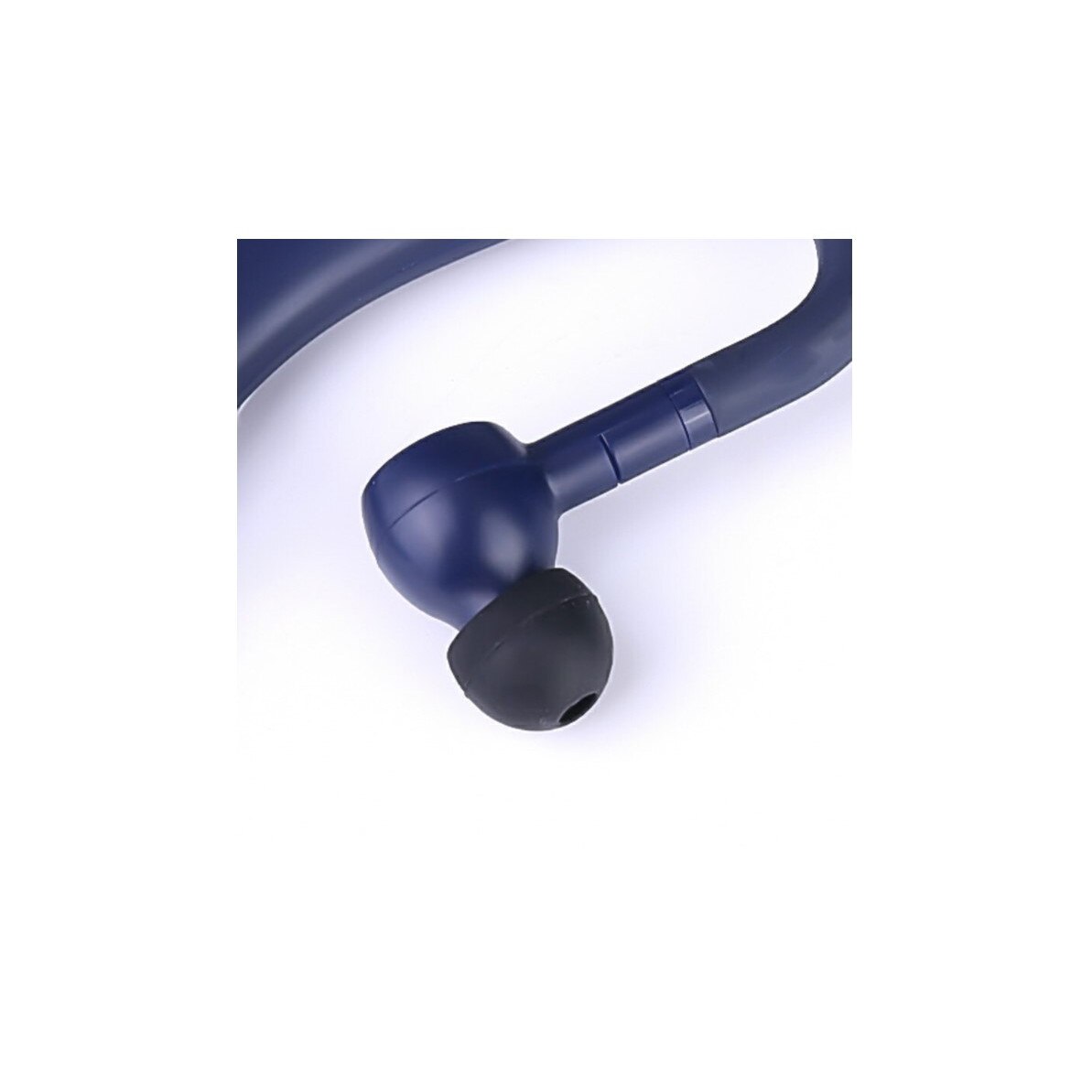 Bluetooth слушалка с кука и захранващ кабел, тъмносини - eMAG.bg