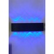 Aplica led 12W, 6W+6W, RGB cu telecomanda, exterior, IP65
