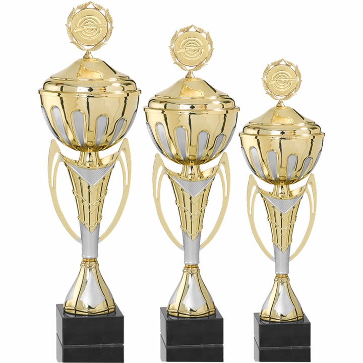 Set Tir Sportiv - Pusca 3 Cupe cu Capac, 49, 46, 40 cm