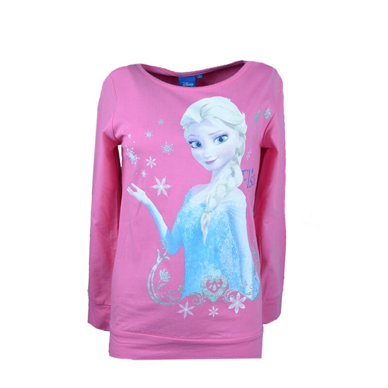 Bluza cu maneca lunga pentru fete Disney Frozen DISF-GT52556-128, Roz 128 CM