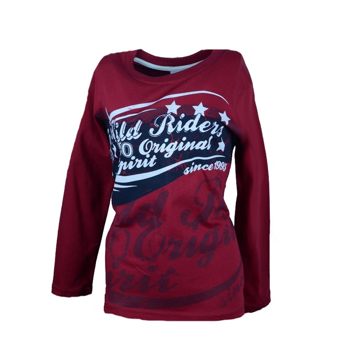 Bluza cu maneca lunga pentru baieti Wendee DS101118-1RO-110, Rosu 27628