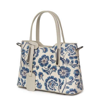 Geanta dama din piele cu model floral Mariella FF2 Geanta dama din piele cu model floral Mariella FF2