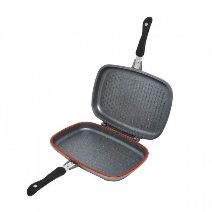 Tigaie grill dubla, non stick, Schmitter, 34x34cm