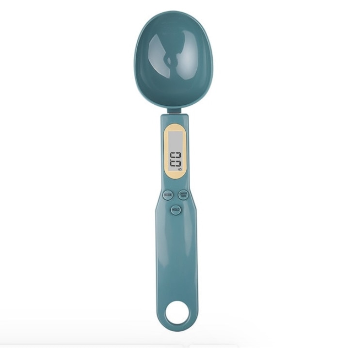Cantar de bucatarie sub forma de lingurita, digital, 1-500 g Verde inchis