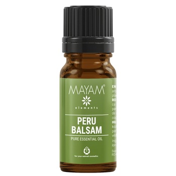Ulei esential de Balsam Peru, 10 ml, MAYAM Ulei esential de Balsam Peru, 10 ml, MAYAM