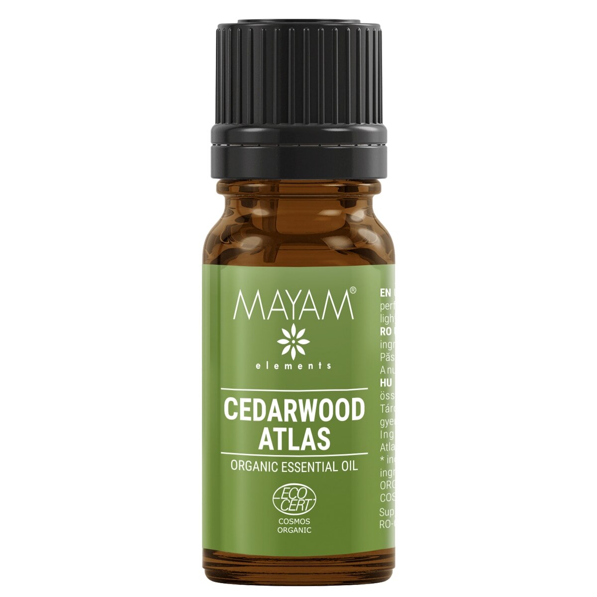 Ulei esential de Cedru Atlas Bio, Ecocert / Cosmos, 10 ml, MAYAM
