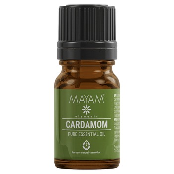 Ulei esential de Cardamom, 5 ml, MAYAM Ulei esential de Cardamom, 5 ml, MAYAM