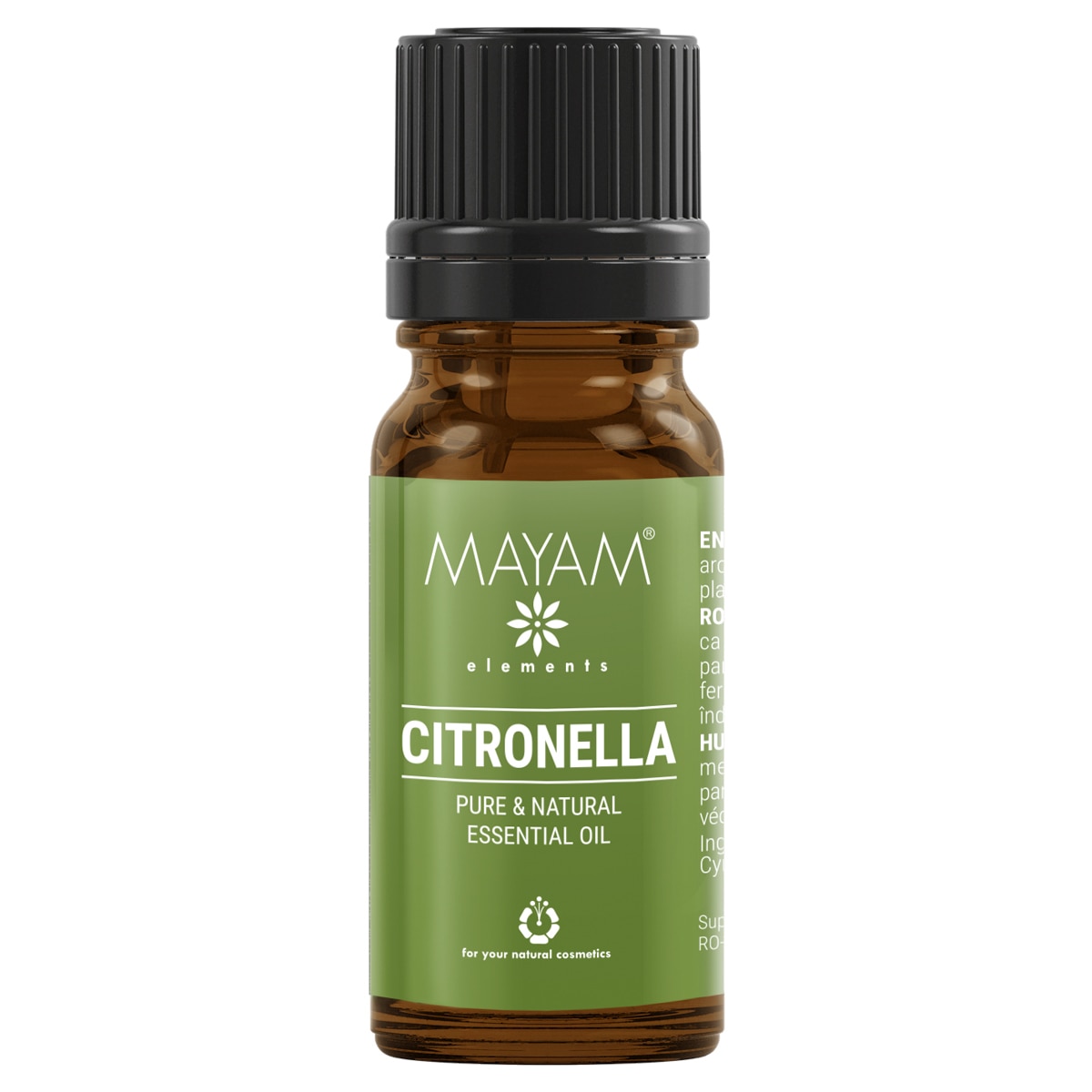Ulei esential de Citronella, 10 ml, MAYAM