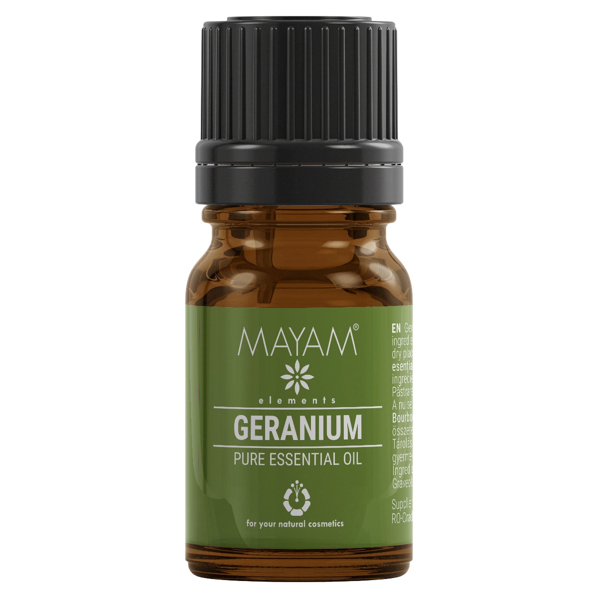 Ulei esential de Geraniu Bourbon, 5 ml, MAYAM
