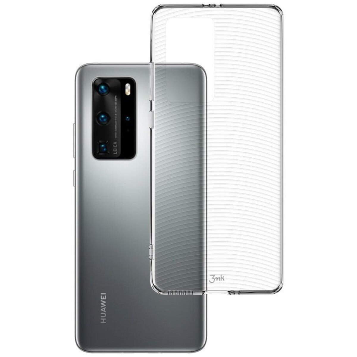 Husa Silicon Armor Transparenta 3MK pentru Huawei P40 Pro