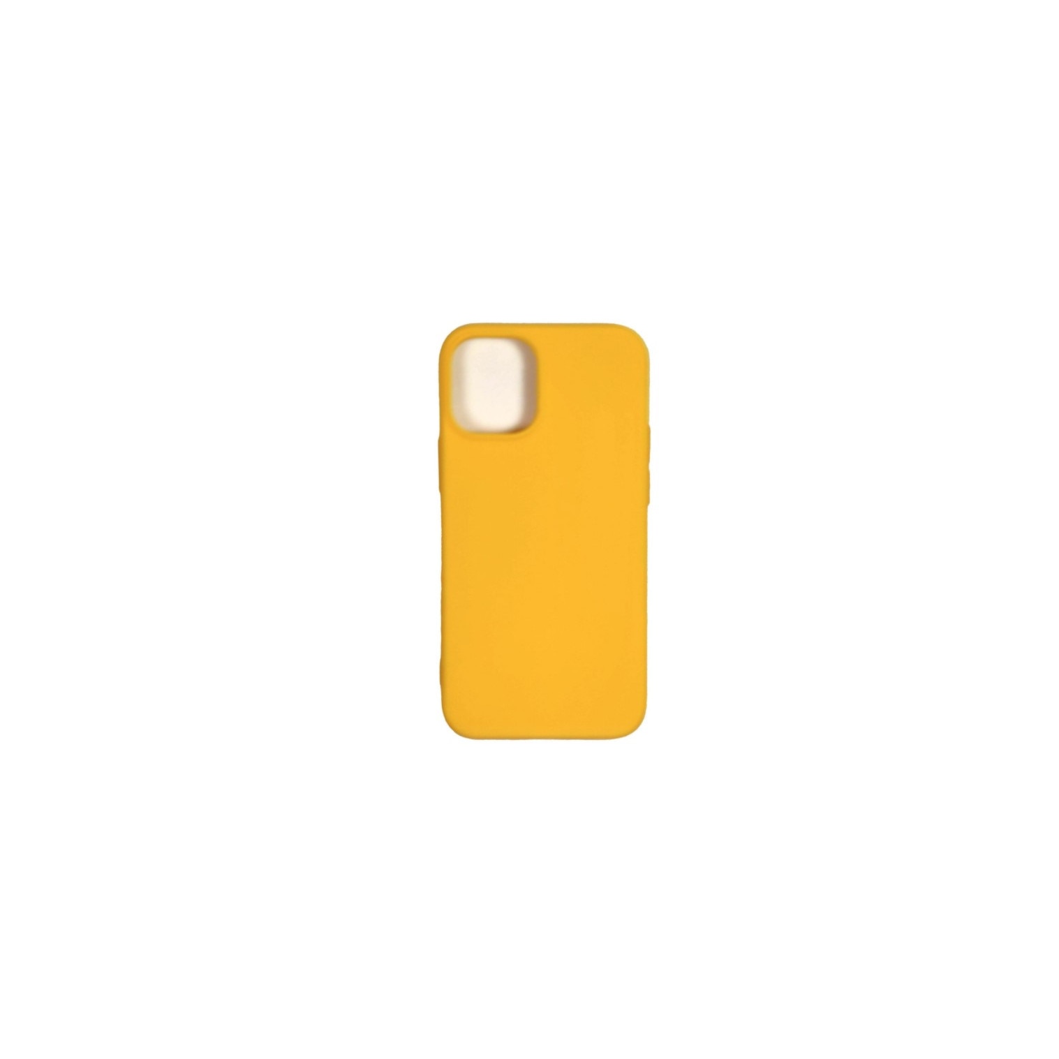Husa din silicon soft pentru iPhone 12 Pro, carcasa spate, Galben