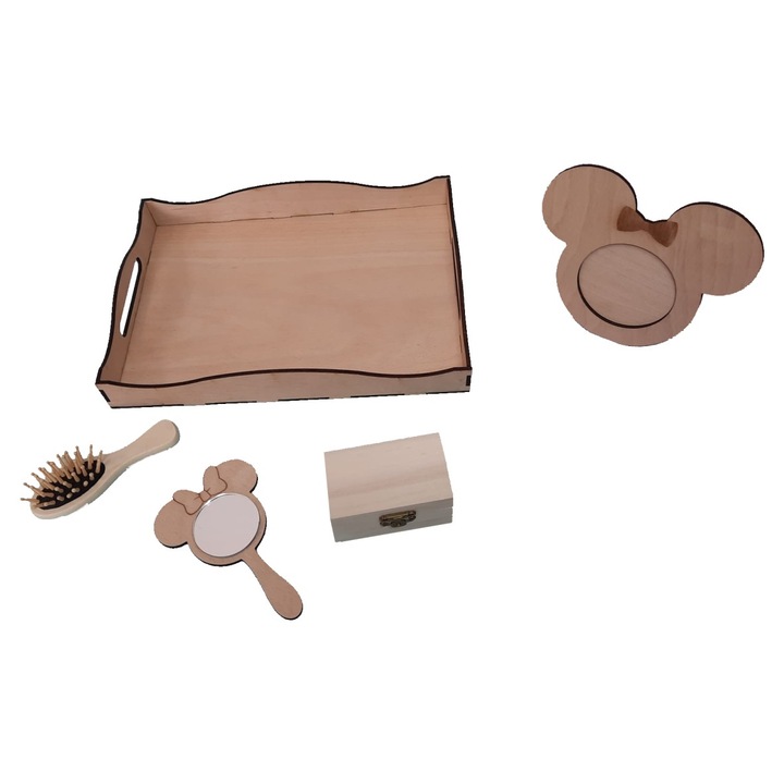 Set Mot Minnie Mouse, Lemn, SM15, 21x29.7 cm