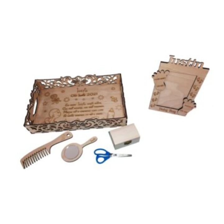 Set Mot Baby Boy, Lemn, SM08, 21x29.7 cm