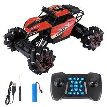 Masina off-road cu telecomanda Karemi pentru copii, amortizor soc, drifturi, catarare, cascadorii, rotatii flexibile, iluminat electric, rosu Masina off-road cu telecomanda Karemi pentru copii, amortizor soc, drifturi, catarare, cascadorii, rotatii flexibile, iluminat electric, rosu