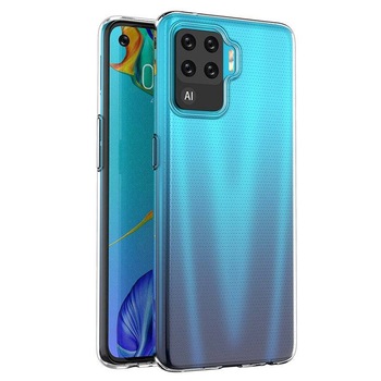 Husa de silicon pentru Oppo Reno 5 Lite, Aziao Clear Slim Optim Protection, Transparent Husa de silicon pentru Oppo Reno 5 Lite, Aziao Clear Slim Optim Protection, Transparent