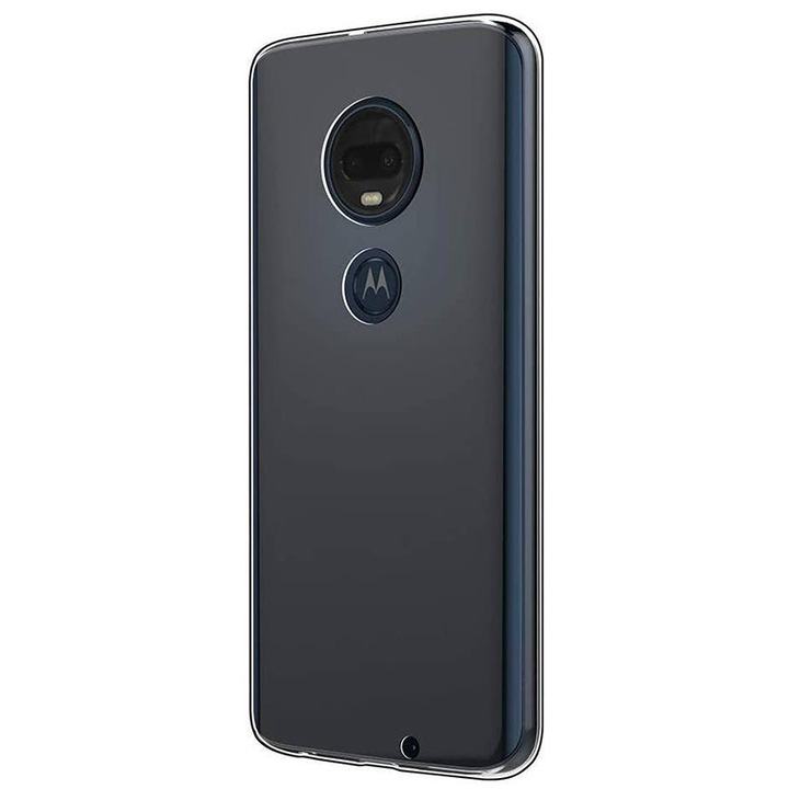 Силиконов калъф за Motorola Moto G7+ Plus, Aziao Clear Slim Optim Protection, Прозрачен