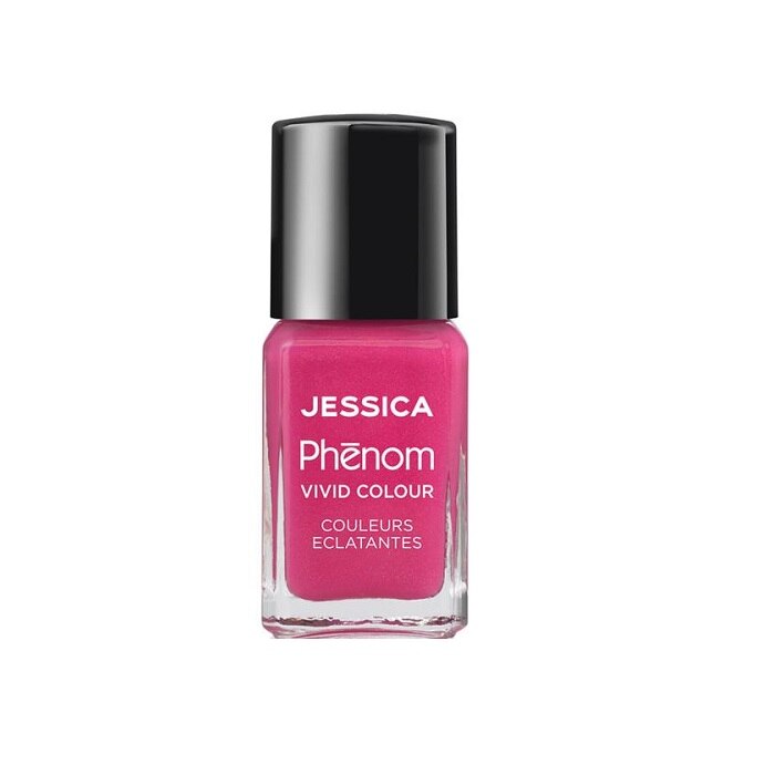 Lac de unghii Jessica Phenom Vivid Colour Barbie Pink, PHEN-020, 14ml