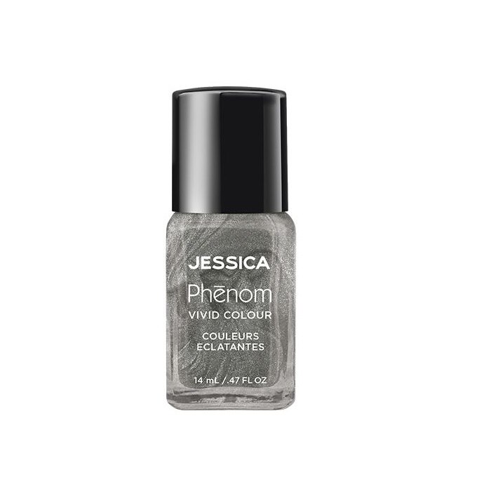 Lac de unghii Jessica Phenom Vivid Colour Antique Silver, PHEN-043, 14ml