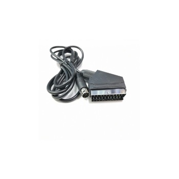 Cablu Scart AV pentru consola Sega Mega Drive 2 Genesis, 1.8 metri, Negru Cablu Scart AV pentru consola Sega Mega Drive 2 Genesis, 1.8 metri, Negru