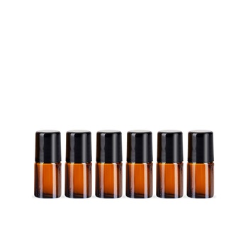 Set 6 sticle de 2ml cu roll-on ZAJA®, pentru uleiuri esentiale, aromaterapie, amber Set 6 sticle de 2ml cu roll-on ZAJA®, pentru uleiuri esentiale, aromaterapie, amber