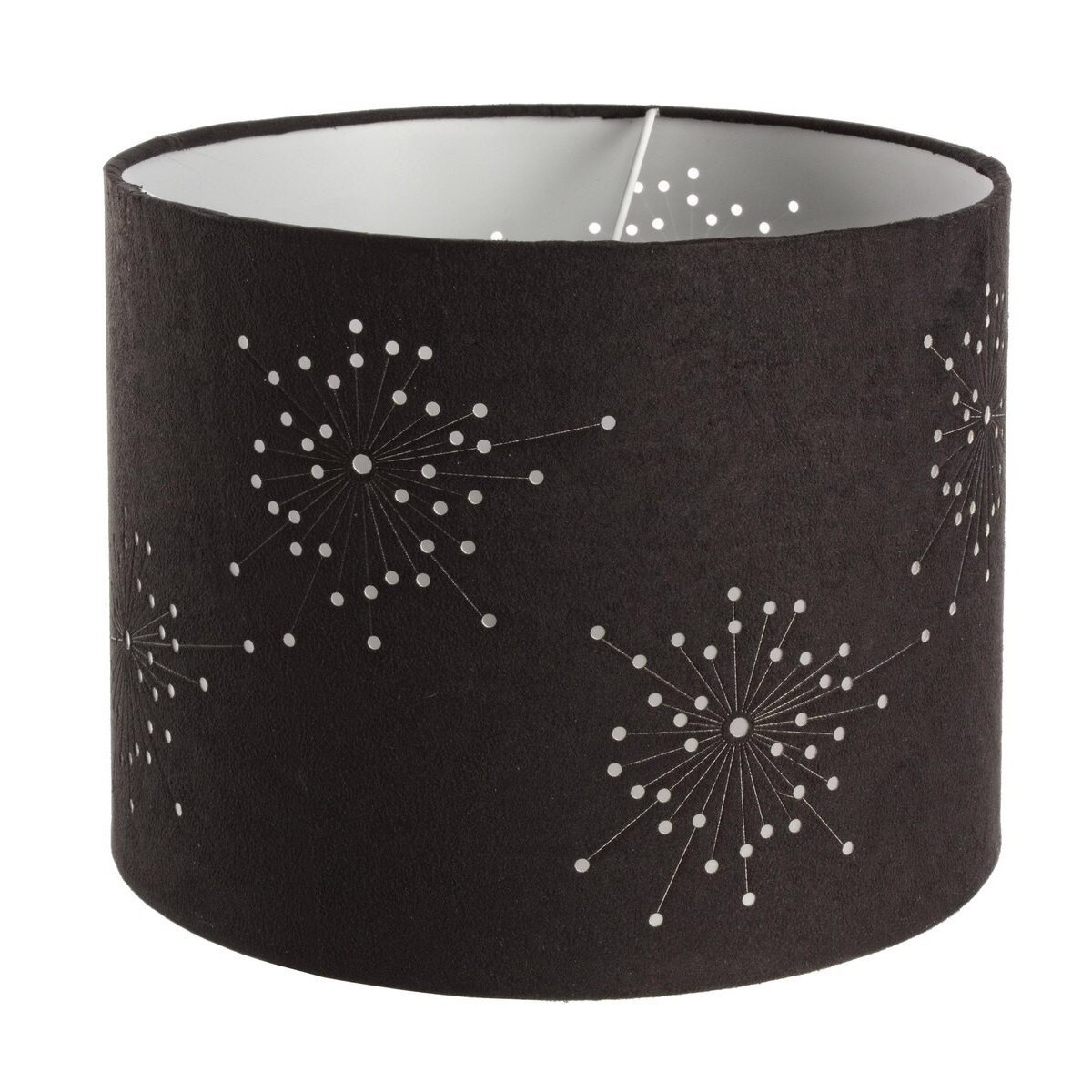 Abajur textil negru Spagna Ø 30 cm x 24 h