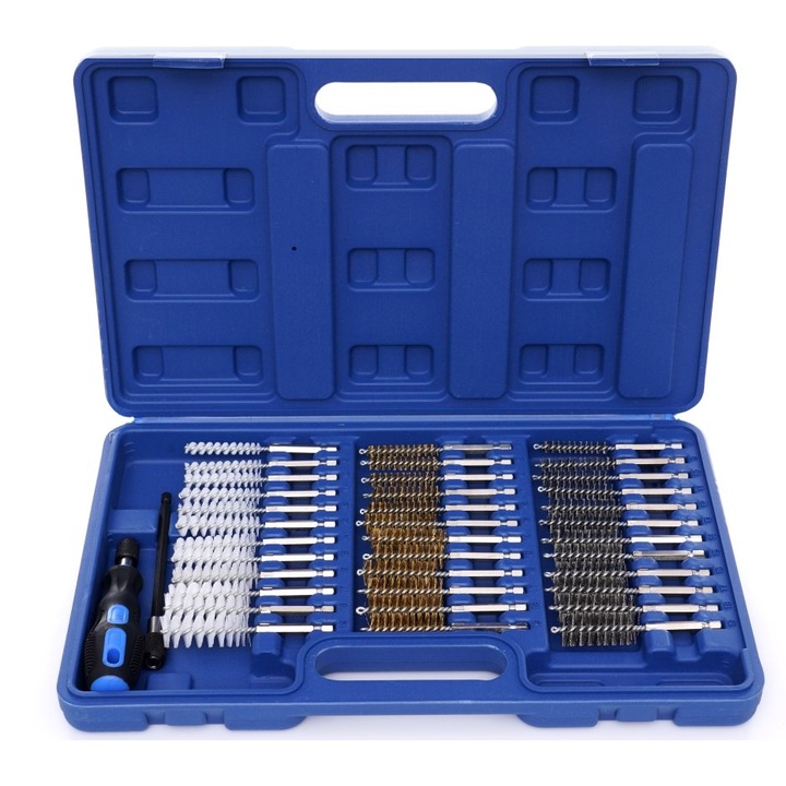Trusa perii curatare canale injectoare bujii 38 piese (TA4125)