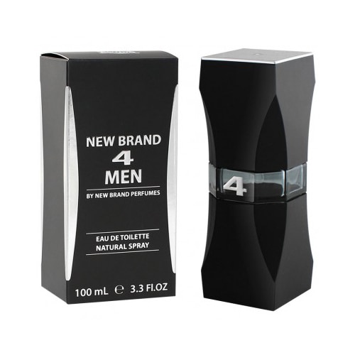 Apa de Toaleta New Brand, 4 Men, Barbati, 100 ml