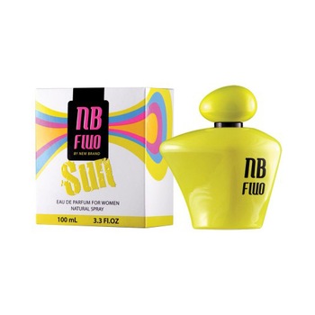 Apa de Parfum New Brand, Fluo Sun, Femei, 100 ml Apa de Parfum New Brand, Fluo Sun, Femei, 100 ml