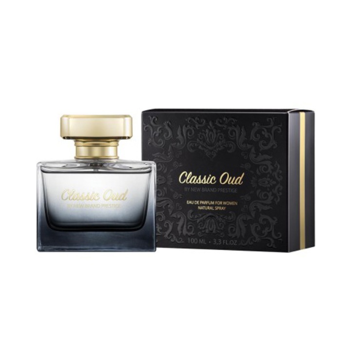 Apa de Parfum New Brand, Classic Oud, Femei, 100 ml
