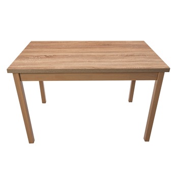 Masa living Max3 S, sonoma, fixa 120x78x70 cm, lemn masiv de fag/pal Masa living Max3 S, sonoma, fixa 120x78x70 cm, lemn masiv de fag/pal
