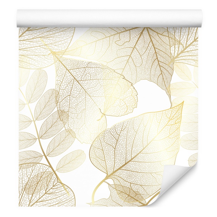 Tapet Structura frunze de toamna 53cm x 10m Vlies, Decoratiuni creative, Design modern, Usor de curatat