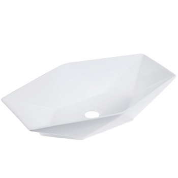 Lavoar blat KR-570 White, 57x37cm, ceramica sanitara Lavoar blat KR-570 White, 57x37cm, ceramica sanitara