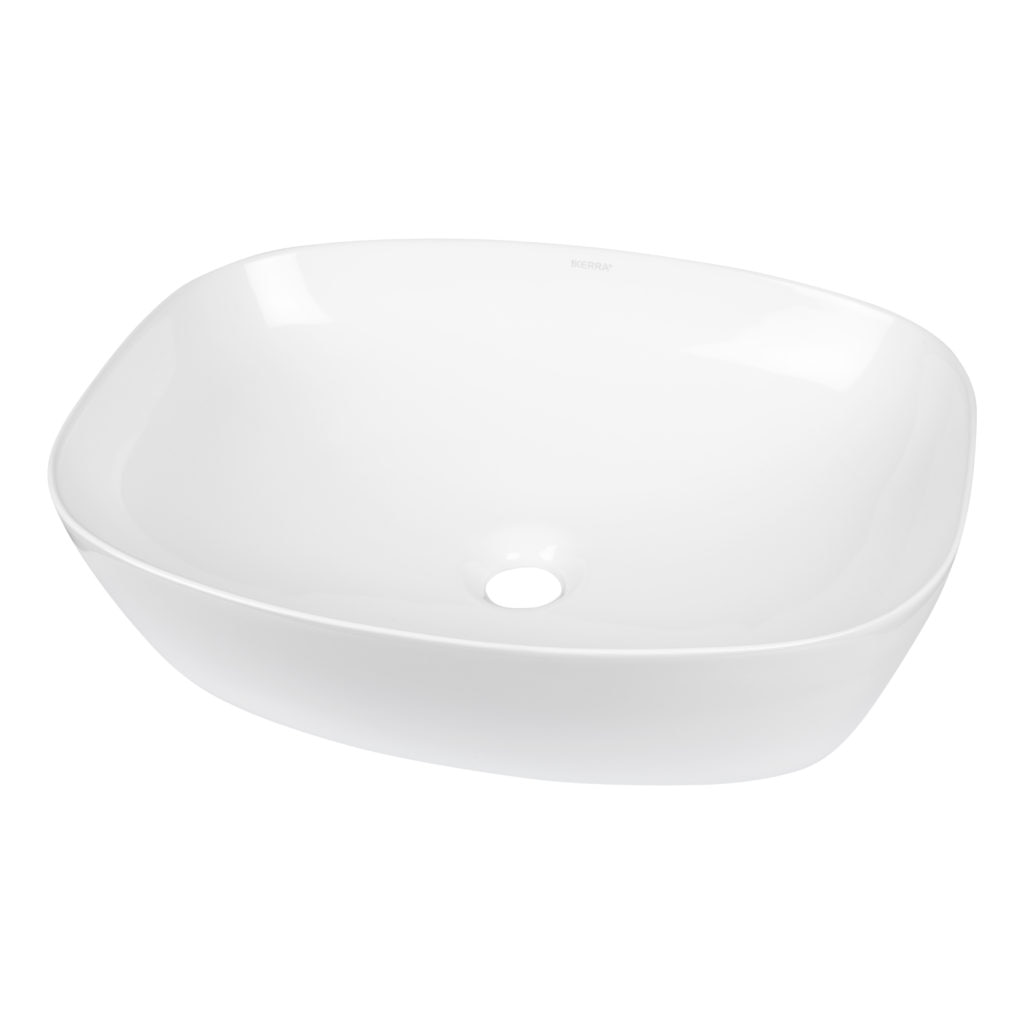 Lavoar blat KR-640, White, 51x39cm, ceramica sanitara