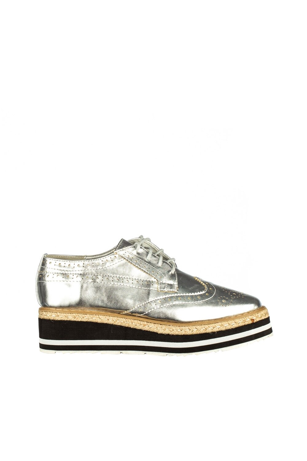 Pantofi casual dama Zonta K, Argintiu