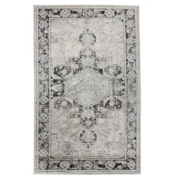 Covor living / dormitor Oriental Weavers Makrana, poliolefina si poliester, dreptunghiular, gri si negru, 200 x 285 cm, antistatic, hidrofob, culoare rezistenta Covor living / dormitor Oriental Weavers Makrana, poliolefina si poliester, dreptunghiular, gri si negru, 200 x 285 cm, antistatic, hidrofob, culoare rezistenta