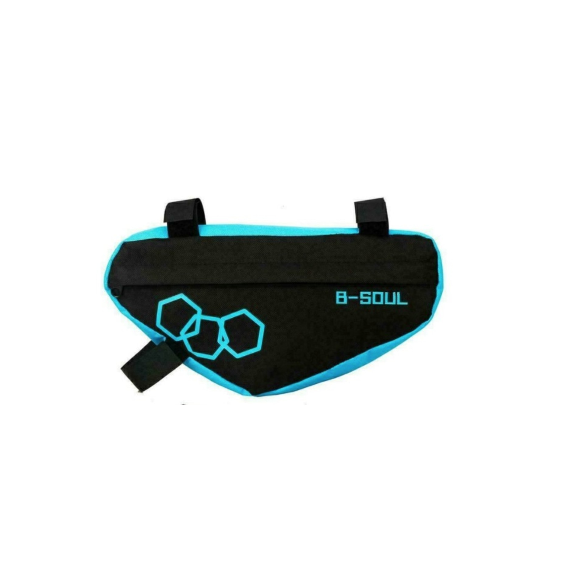 Borseta pentru bicicleta, montare pe cadru, Albastru Negru