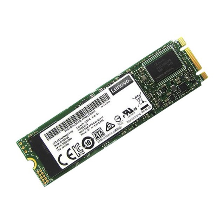 Szilárdtest-meghajtó (SSD) Lenovo ThinkSystem M.2 5300 480 GB SATA 6 Gbps, nem üzem közben cserélhető SSD 4XB7A17073