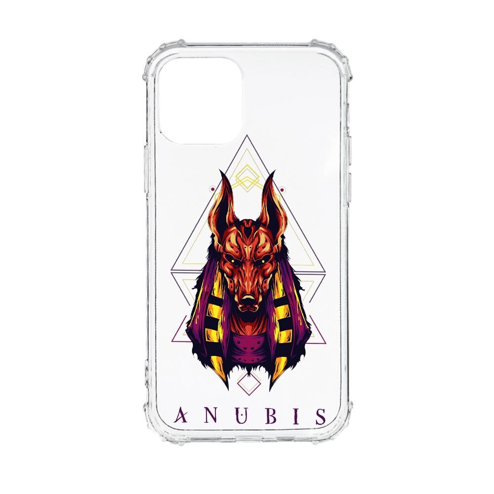 Husa Anti Shock, Compatibila Cu Apple iPhone 13 Pro, Mythology, Anubis, Silicon Premium, Rezistenta, AS286