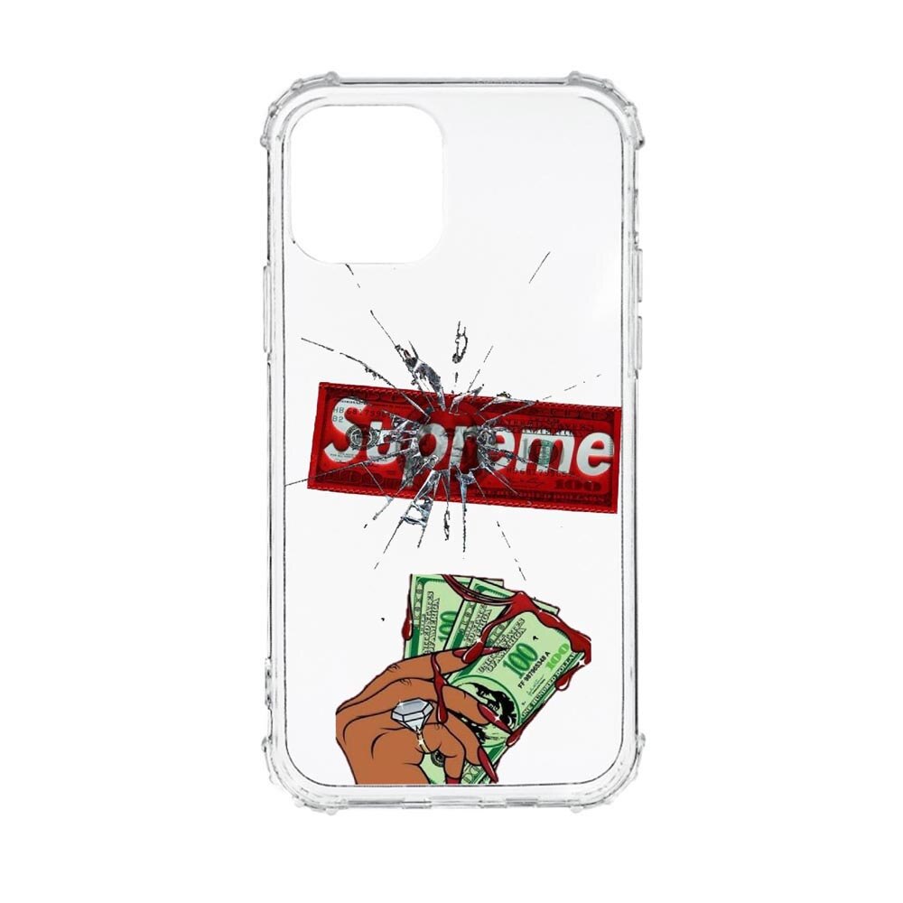 Husa Anti Shock, Compatibila Cu Apple iPhone 13, Supreme, Money, Silicon Premium, Rezistenta, AS257