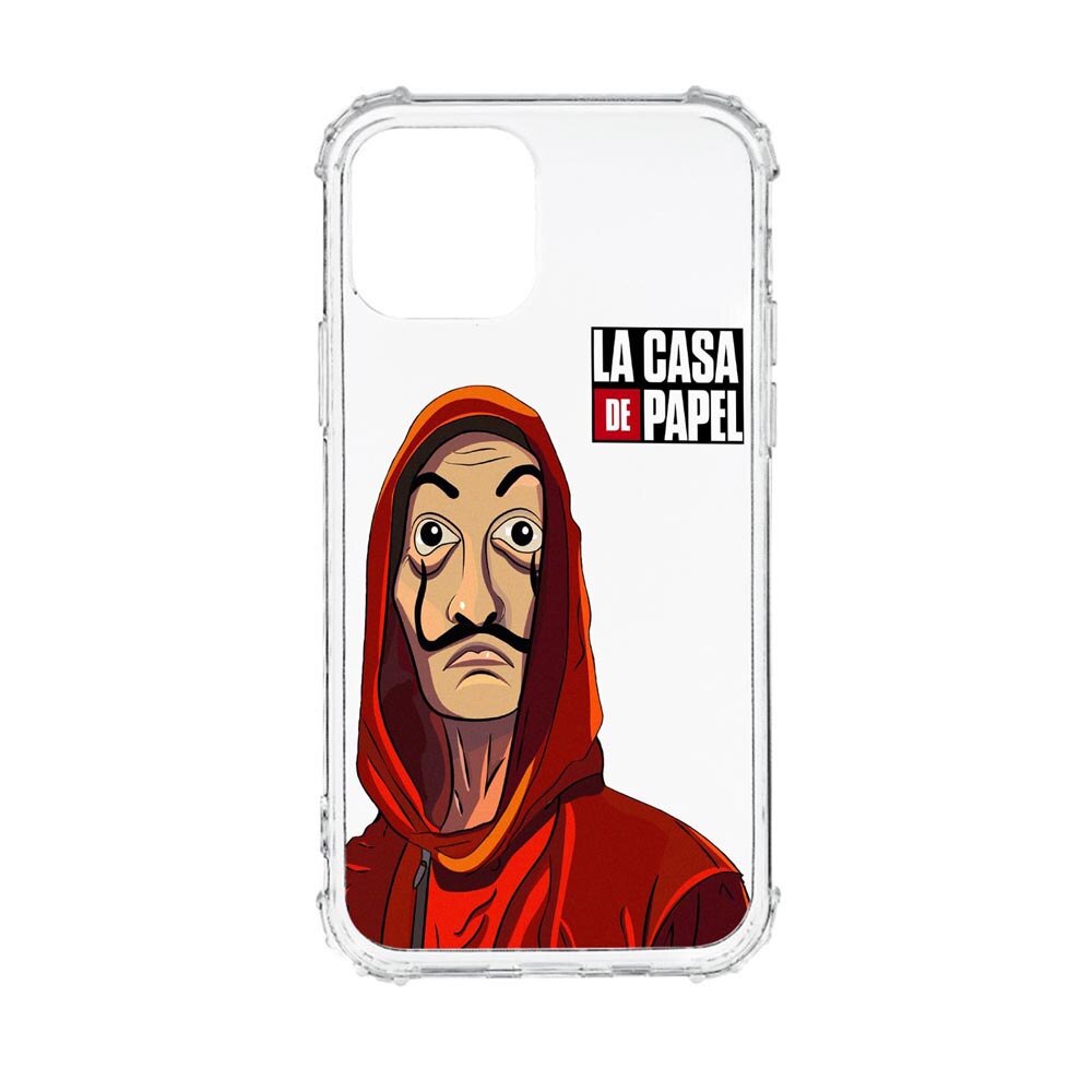 Husa Anti Shock, Compatibila Cu Apple iPhone 13, La Casa De Papel, Silicon Premium, Rezistenta, AS389