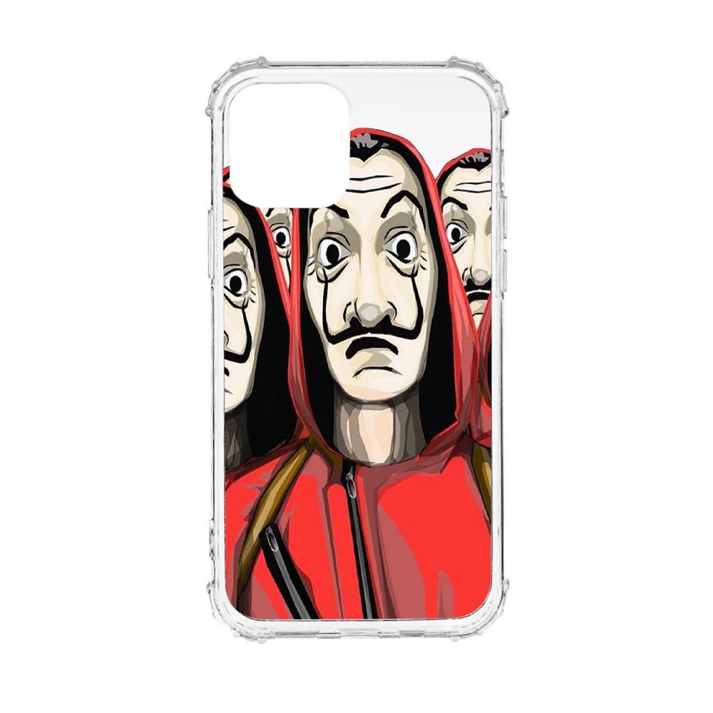 Husa Anti Shock, Compatibila Cu Apple iPhone 13 Pro Max, La Casa De Papel, Silicon Premium, Rezistenta, AS390